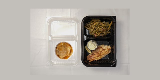 Grilled Catfish Boxed Lunch