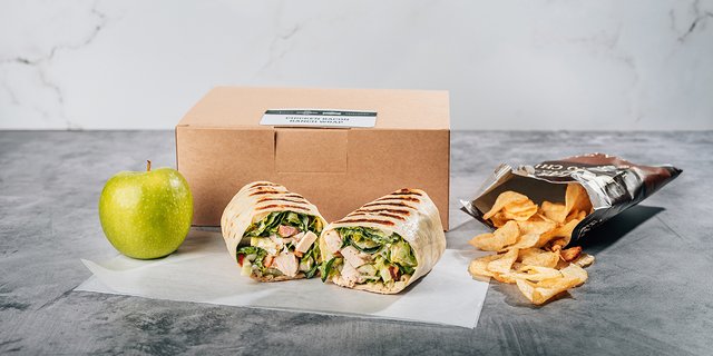 Chicken Bacon Ranch Wrap Box Lunch