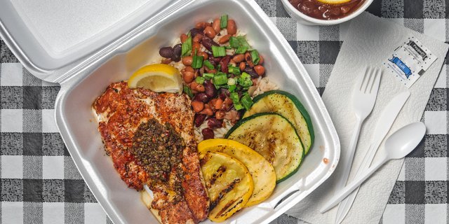 Grilled Rainbow Trout Plate