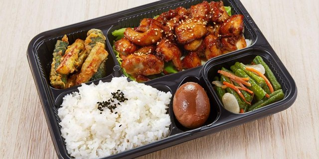Grilled Chicken Bites Bento Box
