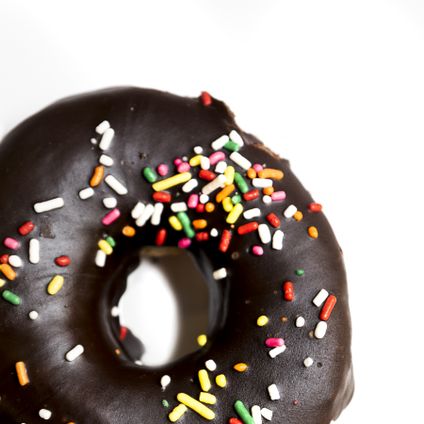 Chocolate Sprinkles Cake Donut