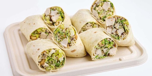 Caesar Chicken Wraps