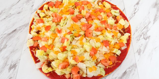Judy's Taco Thin Crust Pizza