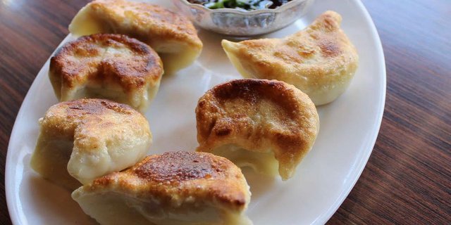 Fried Pork Dumplings Tray