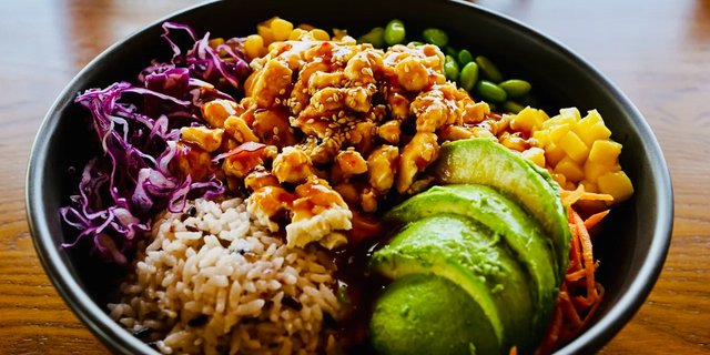 Surf N Turf Poke Bowl
