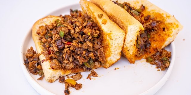 Vegan Shawarma Cheesesteak