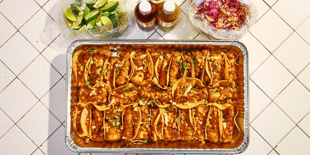 Crispy Fish Tacos Tray