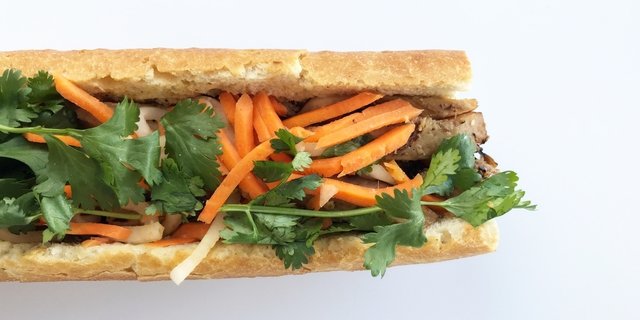 Gluten-Free Chicken Banh Mi Sandwich