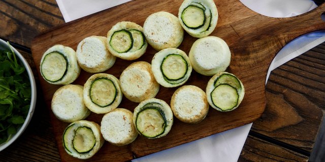 Mini Zucchini Egg White Frittatas