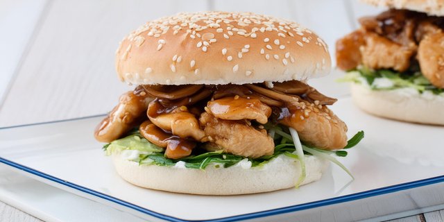 Teriyaki Chicken Burger
