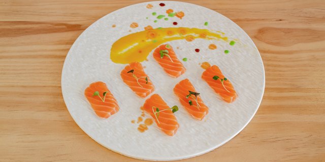 Salmon Crudo