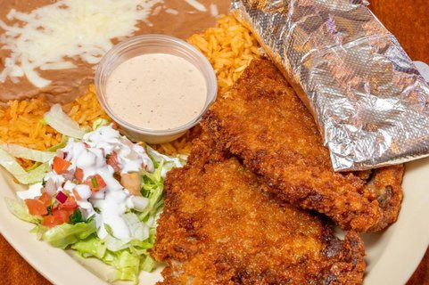 Chicken Milanesa Plate