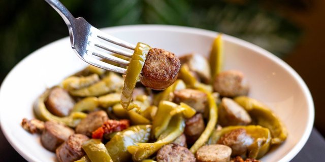Sausage w/ Green Peppers