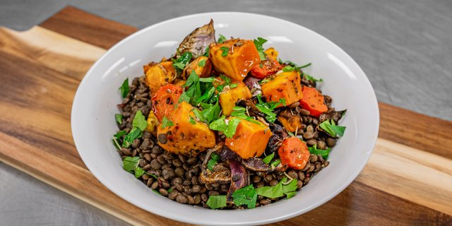 Provençal Lentil & Roasted Vegetable Bowl