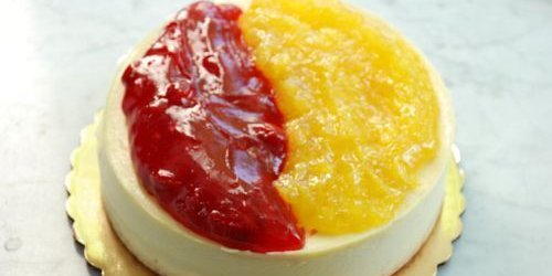 NY Style Cheesecake 1/2 Pineapple & 1/2 Strawberry
