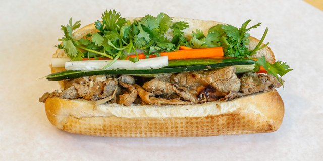 Lemongrass Beef Banh Mi