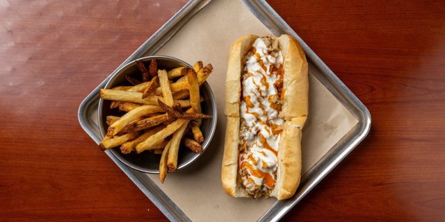 Buffalo Chicken Philly Cheesesteak