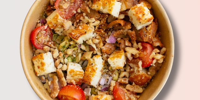 Protein Pesto Pasta Bowl