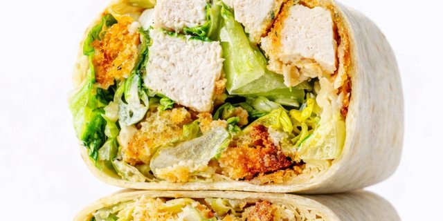 Crispy Chicken Caesar Wrap