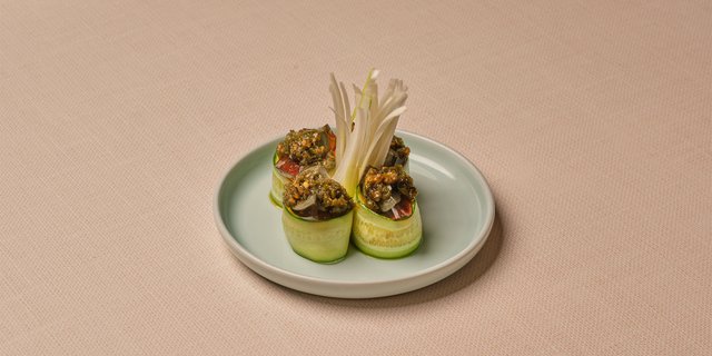 Thousand-Year Egg & Tofu Rolls