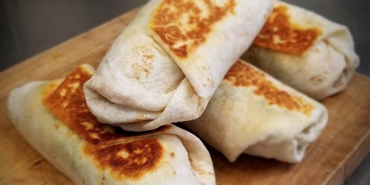 Pork Bacon Breakfast Burrito