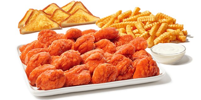 Boneless Wings Zax Packz With Tater Chips