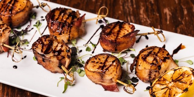 Bacon Wrapped Scallops