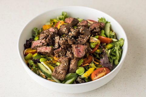 Grass Fed Steak Salad