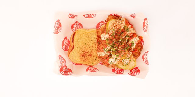 Individual Hot Crush Sandwich