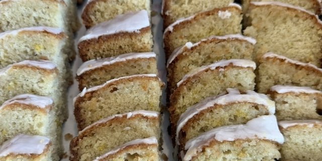 Lemon Pound Cake Slice