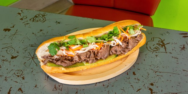 Lemongrass Beef Sandwich