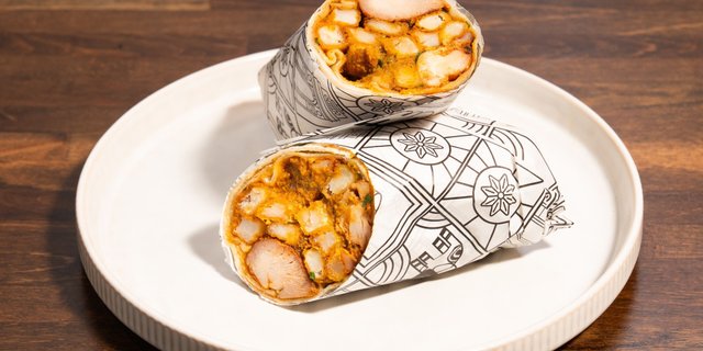 Smoked Paneer Tikka Wrap