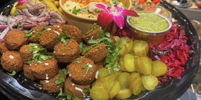 Falafel Hummus Platter