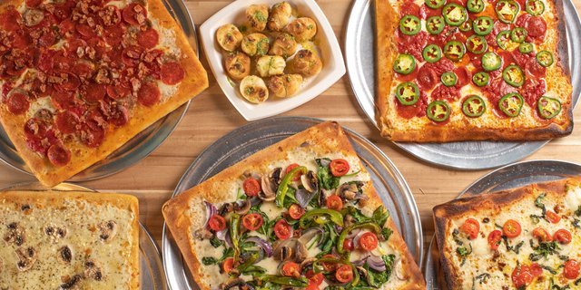 Square Pizza Party For 25 Package