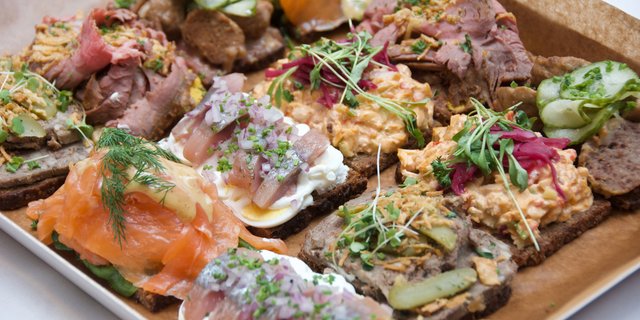 Open Faced Sandwich Platter