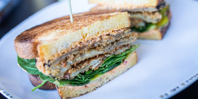 Crispy Eggplant Sandwich