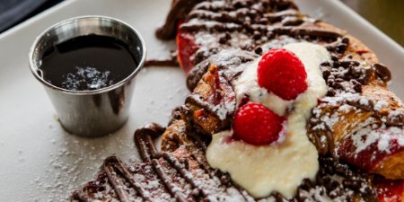 Raspberry Croissant French Toast