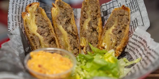12 Half Cheesesteak & Half Corned Beef Egg Rolls