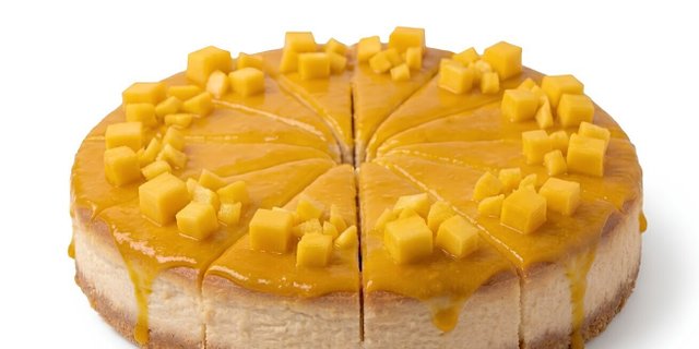 Whole Mango Cheesecake