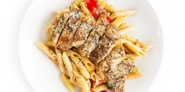 Jerked Chicken Rasta Pasta