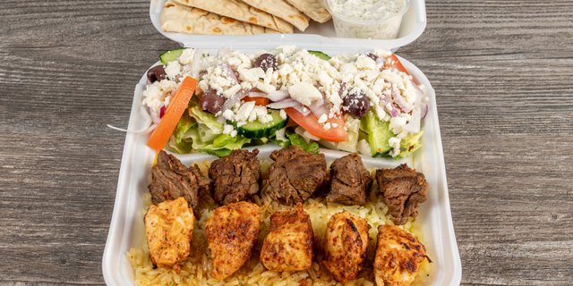 Beef & Chicken Combo Plate