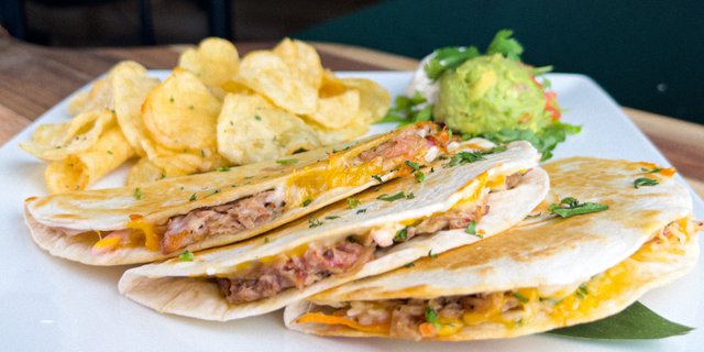 Smoked Pork Quesadillas