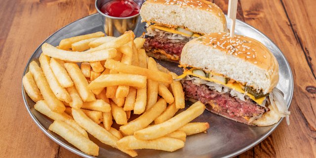 Golden Cheeseburger