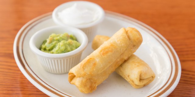 Mini Beef Chimichangas