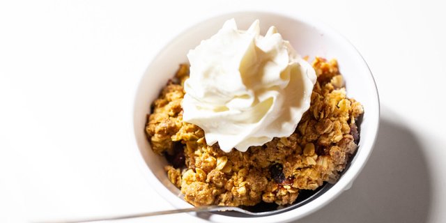 Apple & Blueberry Cobbler w/ Orange Zest