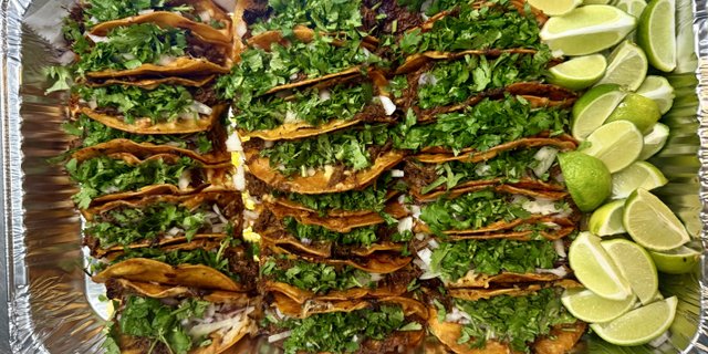 Tray of 24 Birria Tacos w/ Consommé