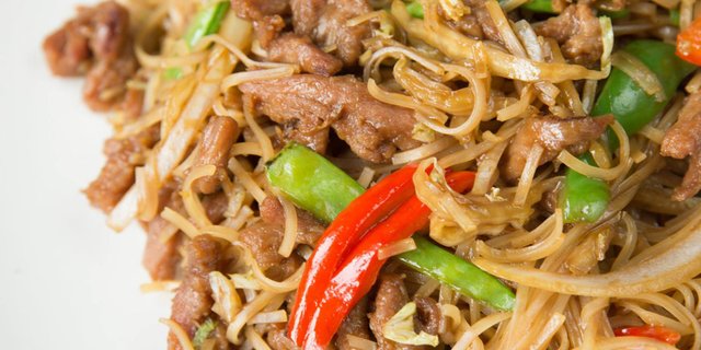 Beef Basil Noodles