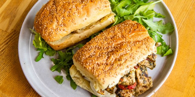 Paulie's Chicken Pesto Sandwich
