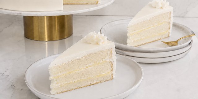 Coconut Lemon Cake Slice