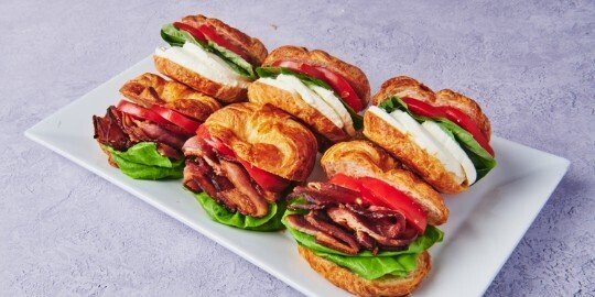 Mini Croissant Breakfast Sandwiches